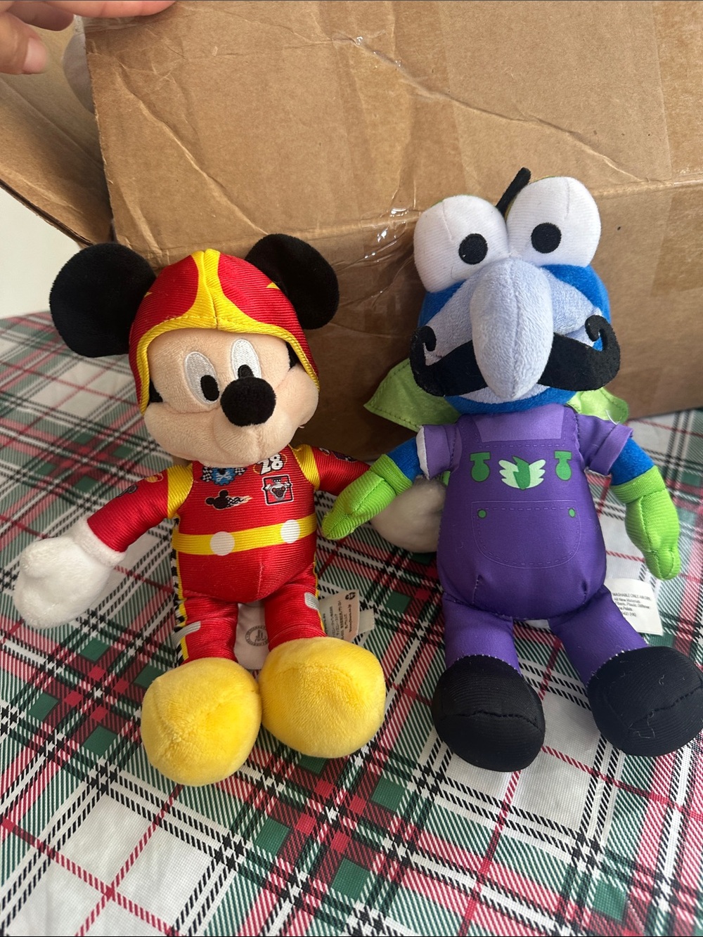 Disney Mickey Mouse Racer Plush - Red, Yellow & Black